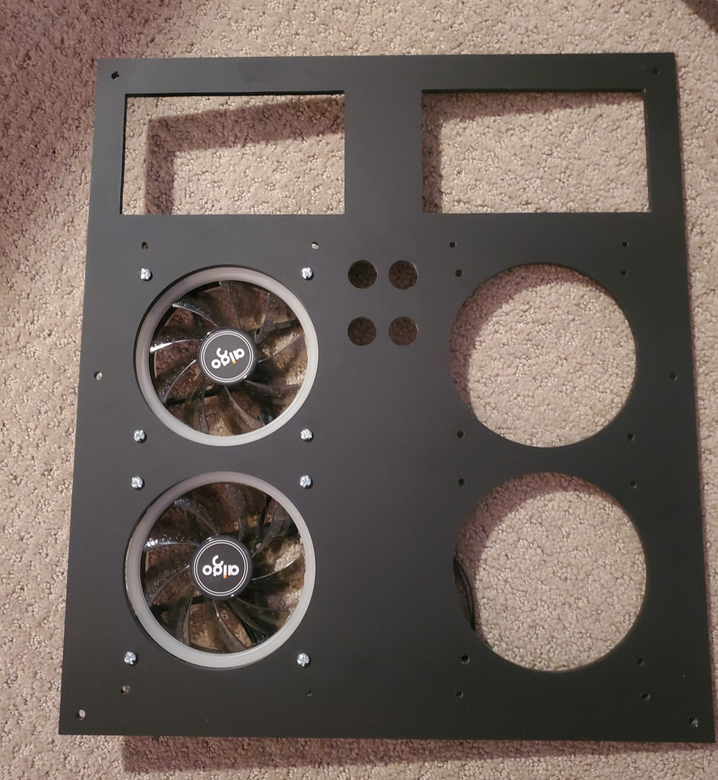 Custom dualPC desk enclosure. EZees Crossovers